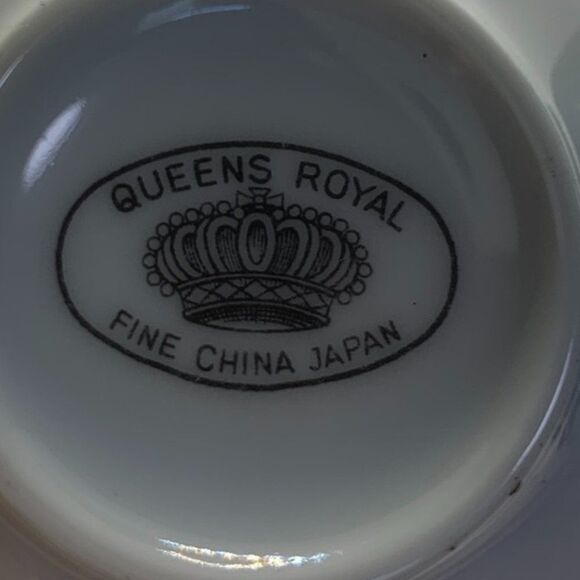 6 - 3" Flat Cup China by Queens Royal - Picture 4 of 7